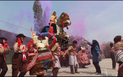 Matsama Hari Ketiga di MTsN 3 Indramayu Dimeriahkan Pawai dan Demo Ekstrakurikuler